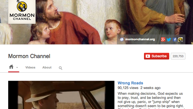 mormon channel youtube